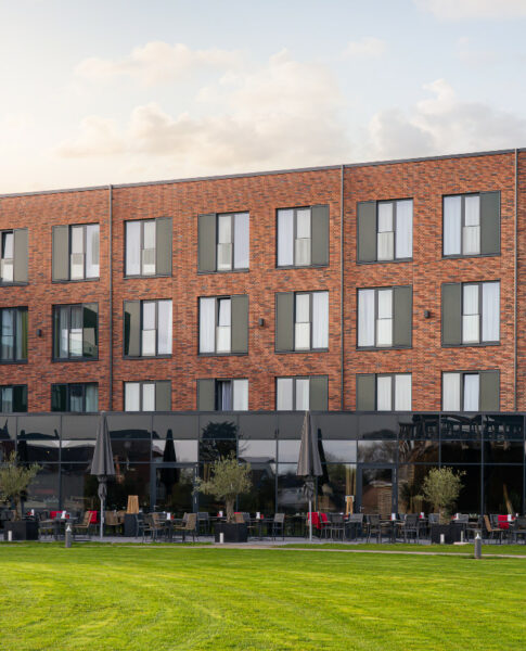 Modernes Design auch von außen: das elaya hotel kevelaer