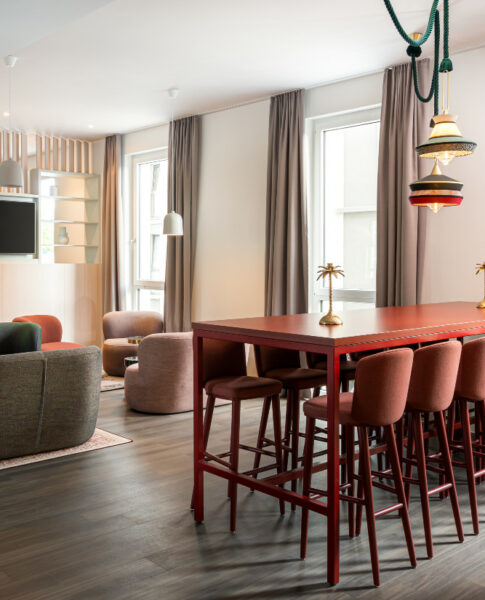 Meet & Relax Area im elaya hotel rostock