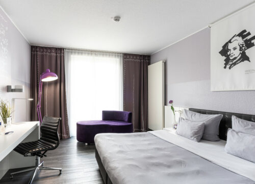 Viel Platz für zwei bieten die Doppelzimmer im elaya hotel wolfenbuettel