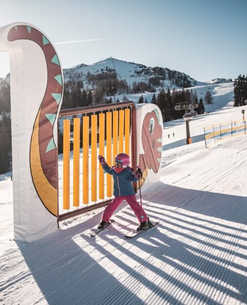 Ski fahren ist ein Spaß für Groß und Klein