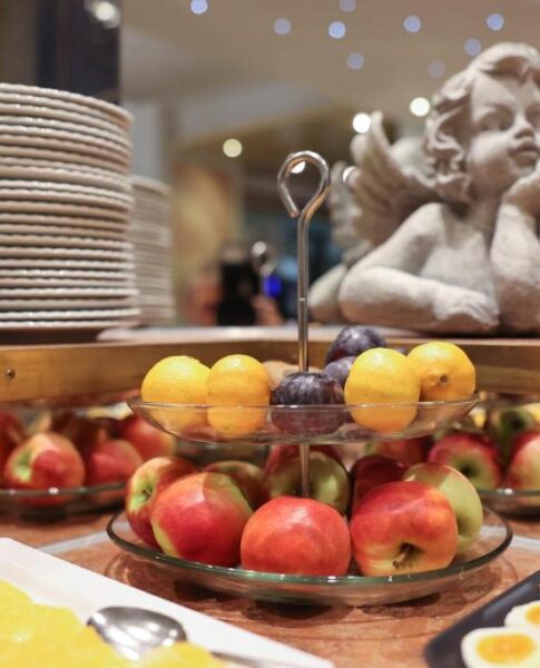 Das Frühstücksbuffet im Arthotel ANA Panorama von nahem
