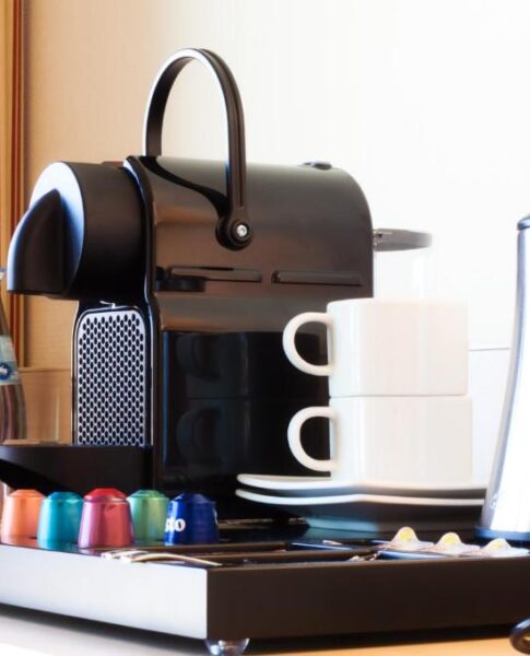 Die Kaffeemaschine mit Teeauswahl im Aspire Acara Oldenburg