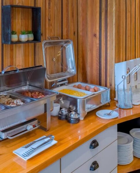 Die Frühstücksauswahl im Aspire Kronprinz