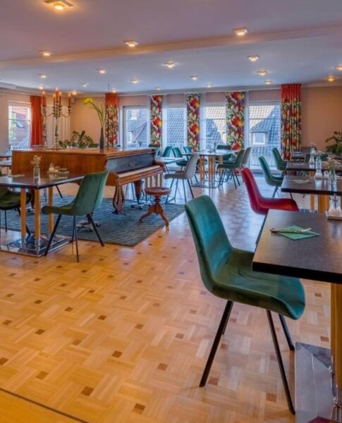 Die Bestuhlung des Speisesaals im Aspire Kronprinz