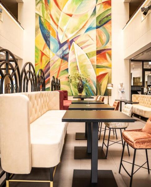 Die Sitzgelegenheiten im Chester Hotel Heidelberg