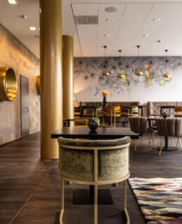 Die Sitzmöglichkeiten im Chester Hotel Heidelberg