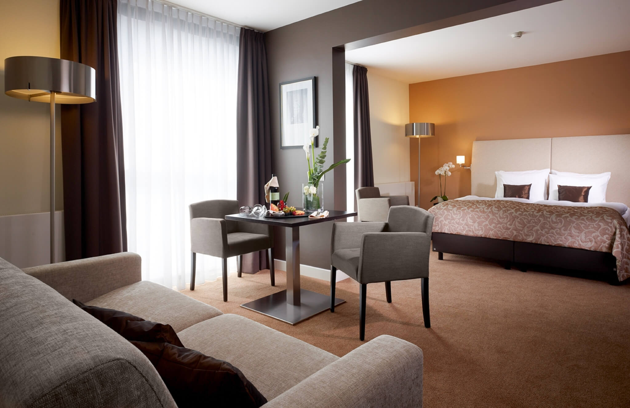 elaya hotel munich schwabing junior suite innenansicht hotelzimmer in münchen