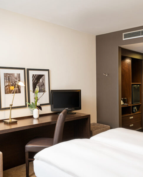 Ein Einblick in unsere Superior Zimmer im elaya hotel munich schwabing