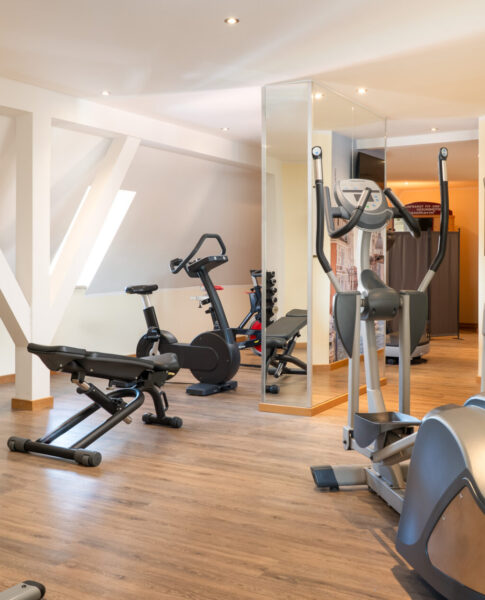 Das Fitnessstudio im elaya hotel noerdlingen