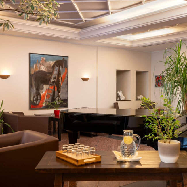 Die Lobby im elaya hotel noerdlingen