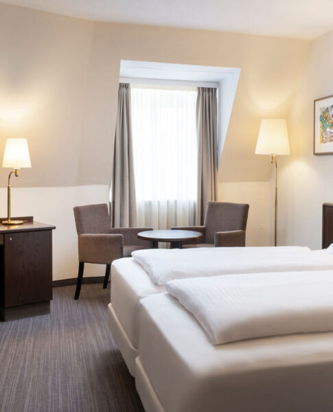 Unser geräumiges Doppelzimmer