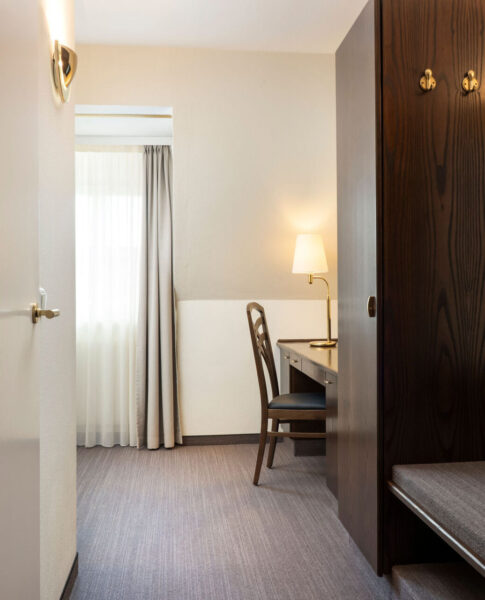 Das Einzelzimmer eignet sich für Deinen Solo-Trip