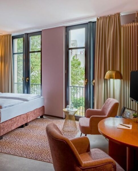 Die Sitzgelegenheiten im Hotel Domicil