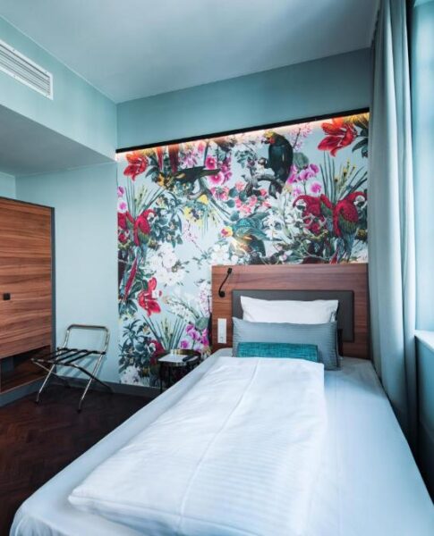 Ein Einzelzimmer im Maison Schiller