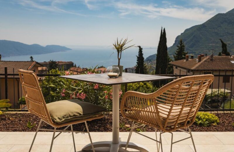 Der Ausblick von der Terrasse im Hotel MioMio 