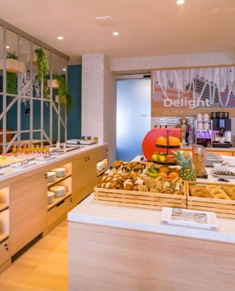 Große Auswahl beim Frühstücksbuffet