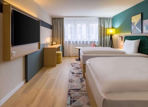 Ein geräumiges Zimmer für zwei Personen