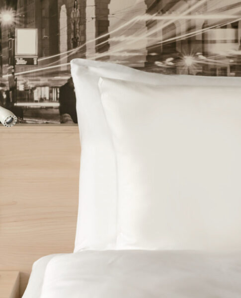 Eine Detailaufnahme vom Zimmer im Super 8 by Wyndham Augsburg