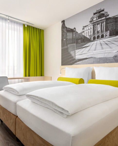 Unser Standard Doppelzimmer im Super 8 by Wyndham Chemnitz