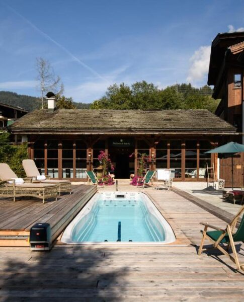 Die Terrasse im Sommer