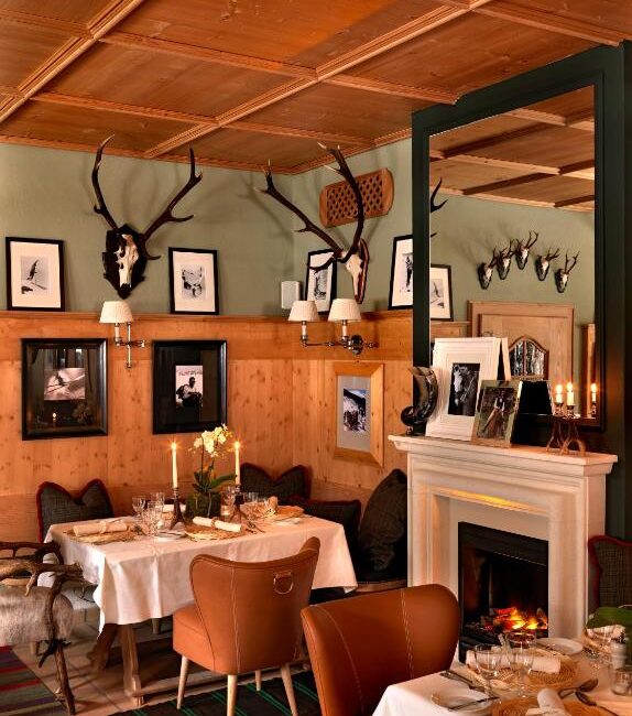 Der Kamin im Restaurant