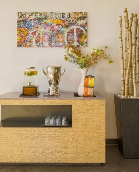 DIe Teestation im Novotel Suites Hannover