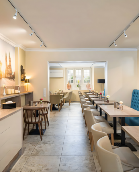 Frühstücksbereich im Arthotel ANA Liberty Bremen