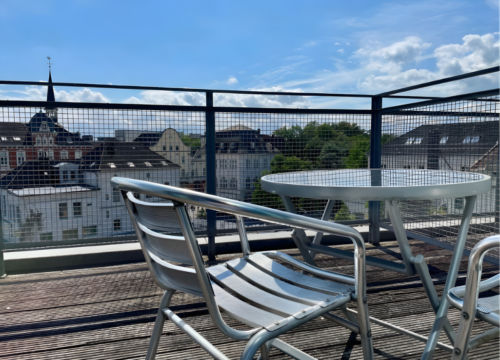 Ein Balkon im Aspire Acara in Oldenburg