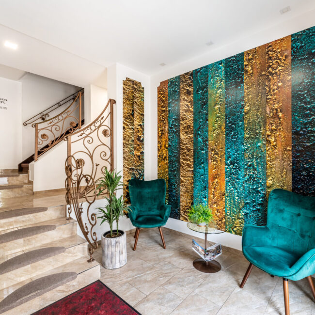 Willkommen in der Lobby vom Aspire Castillo