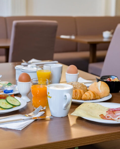 Leckeres Frühstück im Aspire Frankfurt Airport