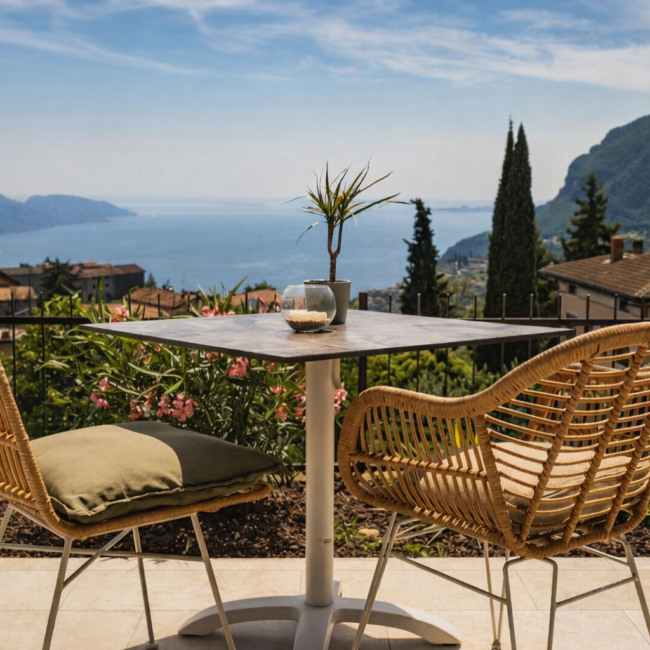 Die Aussicht vom Hotel MioMio