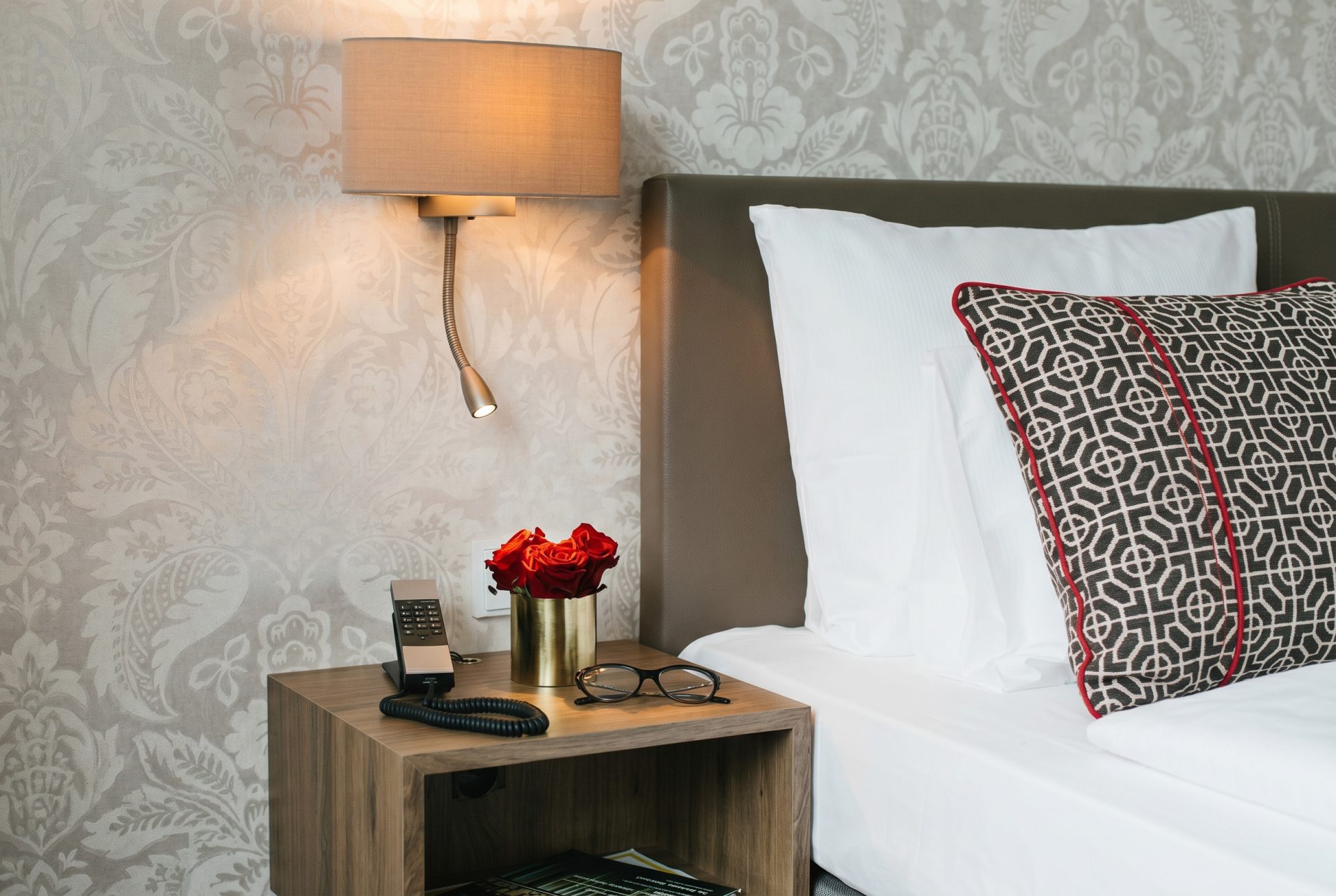 Ein Doppelzimmer im Chester Hotel Heidelberg