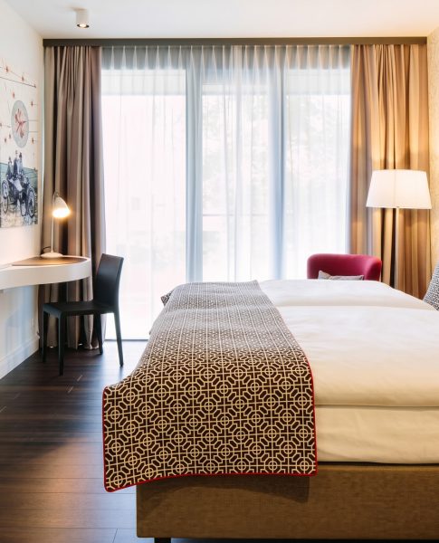 Ein Standard Doppelzimmer im Chester Hotel Heidelberg
