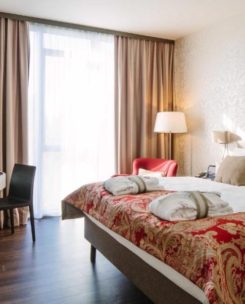 Ein Superior Doppelzimmer des Chester Hotels in Heidelberg