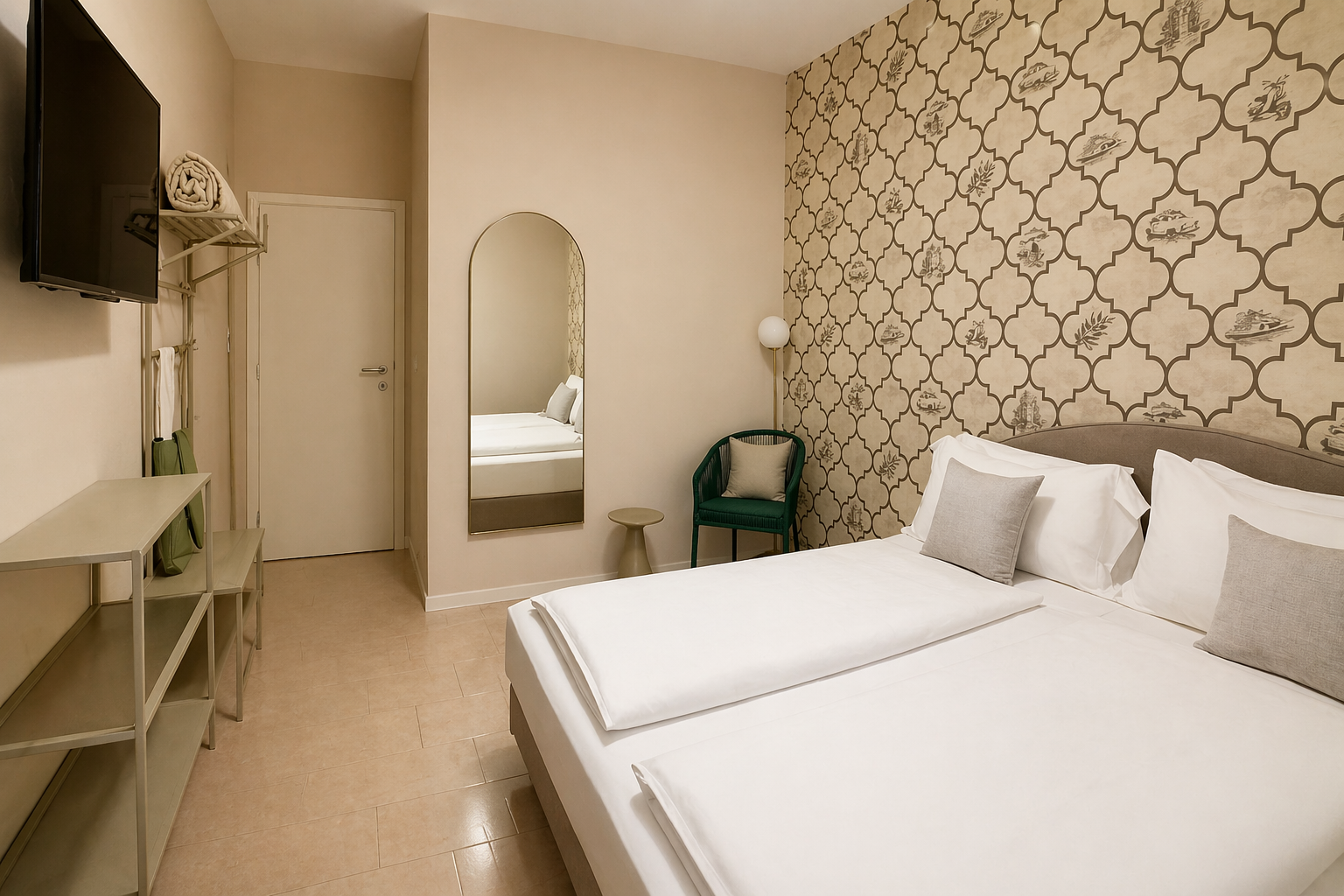 Das Standardzimmer im Hotel MioMio