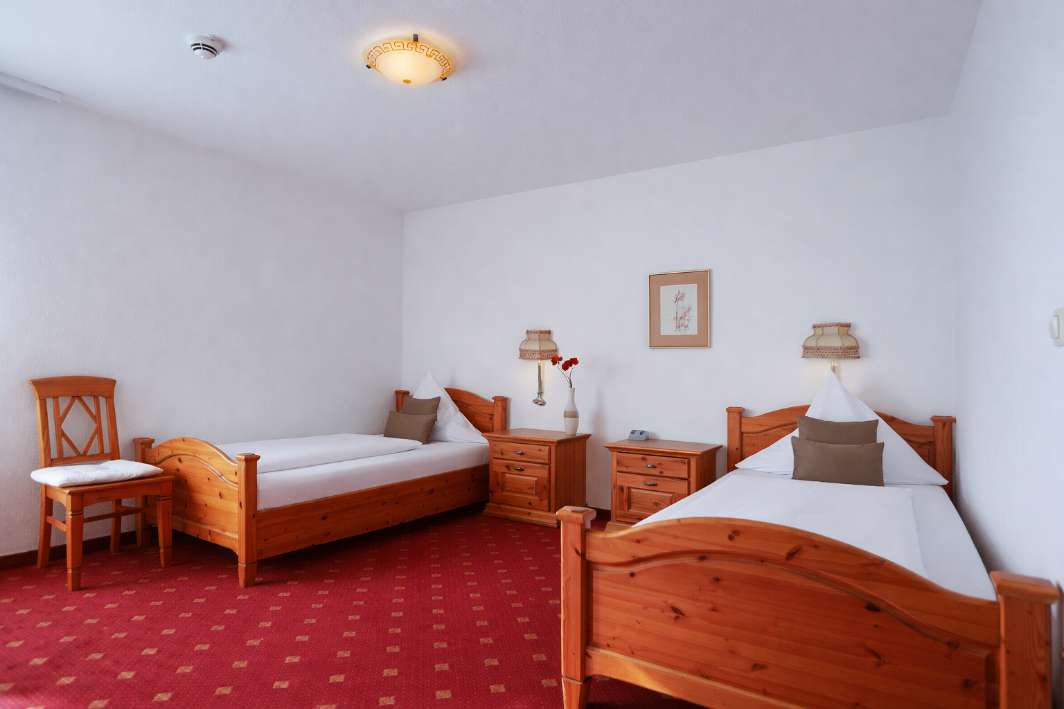 Das Twin-Zimmer im Arthotel ANA Panorama