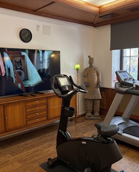 Der Fitnessraum im Maison Viktoria.